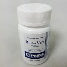 Rena Vite B Vitamin Complex 100 Count Dietary Supplement For Energy Health
