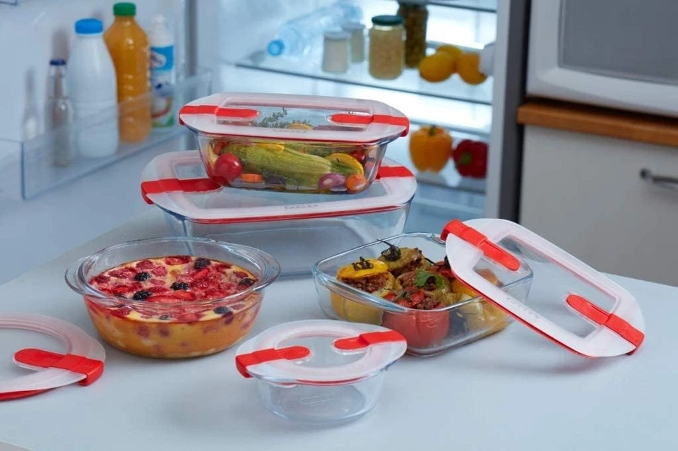 Pyrex Cook & Heat contenitore in vetro borosilicato per il microonde  20x17cm - Immagine 3 di 4