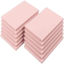 12pcs 4"x6" Pink Carving Blocks Linoleum Block Stamp Making Kit