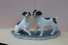 The Leonardo Collection Jack Russell Dogs Ornament Figurine 24cm – Adorable Pair