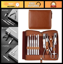 11-in-1 Professional Manicure Set, Stainless Steel Nail Clippers  Pedicure Tool