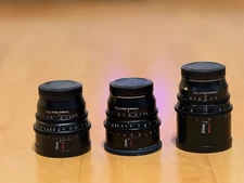 7artisans T2.0 Cine Lens for Canon EOS-R Cinema Full Frame Lens Set (35,50,85mm)