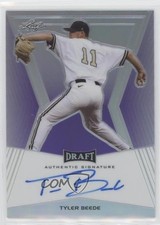 2014 Leaf Metal Draft Purple Prismatic 12/25 Tyler Beede #BA-TB1 Auto 0b0