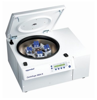 Eppendorf Centrifuge 5804 R Refrigerated Centrifuge 120V w/ A-2-DWP Rotor Paperw