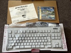 Sega Saturn Keyboard Hss-0129 Habitat 2 Included JPN Limited Edition Rare Video