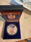 2000 American Eagle Silver Dollar in Full Color $1 Proof 1 oz Coin w/ COA + Box