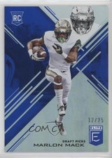 2017 Panini Elite Draft Picks Aspirations Blue 12/25 Marlon Mack #191 0b3