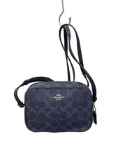 COACH 91904 Navy Leather Shoulder bag BD21145