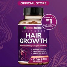 Rainbow Nutrients Advanced Hair Growth-Promote Hair Growth and Prevent Hair Loss