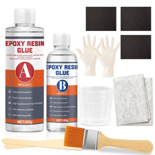 Fiberglass Repair Kit Anti Sagging Resin Epoxy Hardener Car Marine Equipment