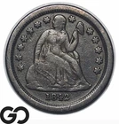 1842-O Seated Liberty Dime, Scarce Choice VF Better Date New Orleans Issue