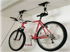 Bicycle Bike Cycle Garage Ceiling Storage Pulley Hoist Up To 30 KG Space Saver