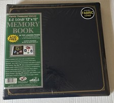 Vintage Pioneer Deluxe E-Z Load 12x12" Memory Book Family Treasure Fabric Cover