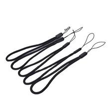 5x Black Nylon Wrist Strap Lanyard for Camera Cell Phone iPod USB mp3 mp4 H.ac