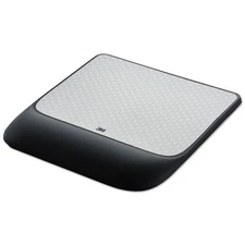3M Mouse Pad w/ Precise Mousing Surface w/ Gel Wrist Rest 8 1/2x9x3/4 Solid