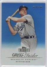 2012 Topps Tribute Blue 70/199 Duke Snider #17 HOF 3q5