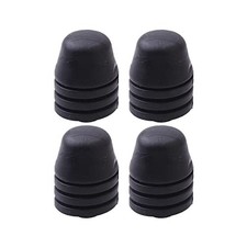 4pcs Black Rubber Hood Cushion Bumper, Compatible with Cushion Stoppers
