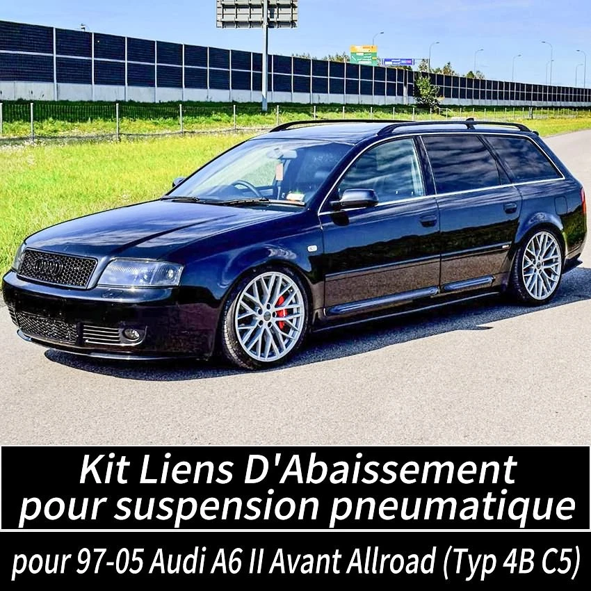 Pour AUDI A6 S6 RS6 4BC5 Suspension Airmatic pneumatique Kit Liens D'abaissement - Photo 2/4