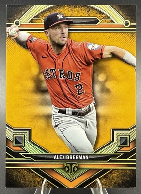 2024 Topps Triple Threads Gold Parallel #153 Alex Bregman /99 Houston Astros
