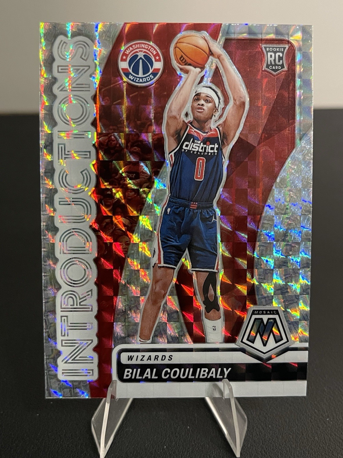 2023-24 Panini Mosaic - Introductions Bilal Coulibaly #19 Mosaic Prizm (RC)