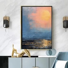 Abstrakte Modern Leinwandbild Acryl Original gemälde Handgemalt  Malerei 100x70