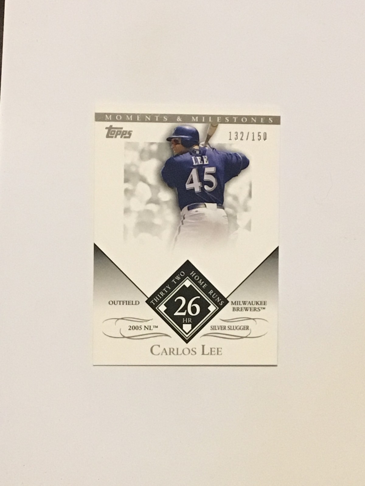2007 Moments & Milestones Carlos Lee  132/150