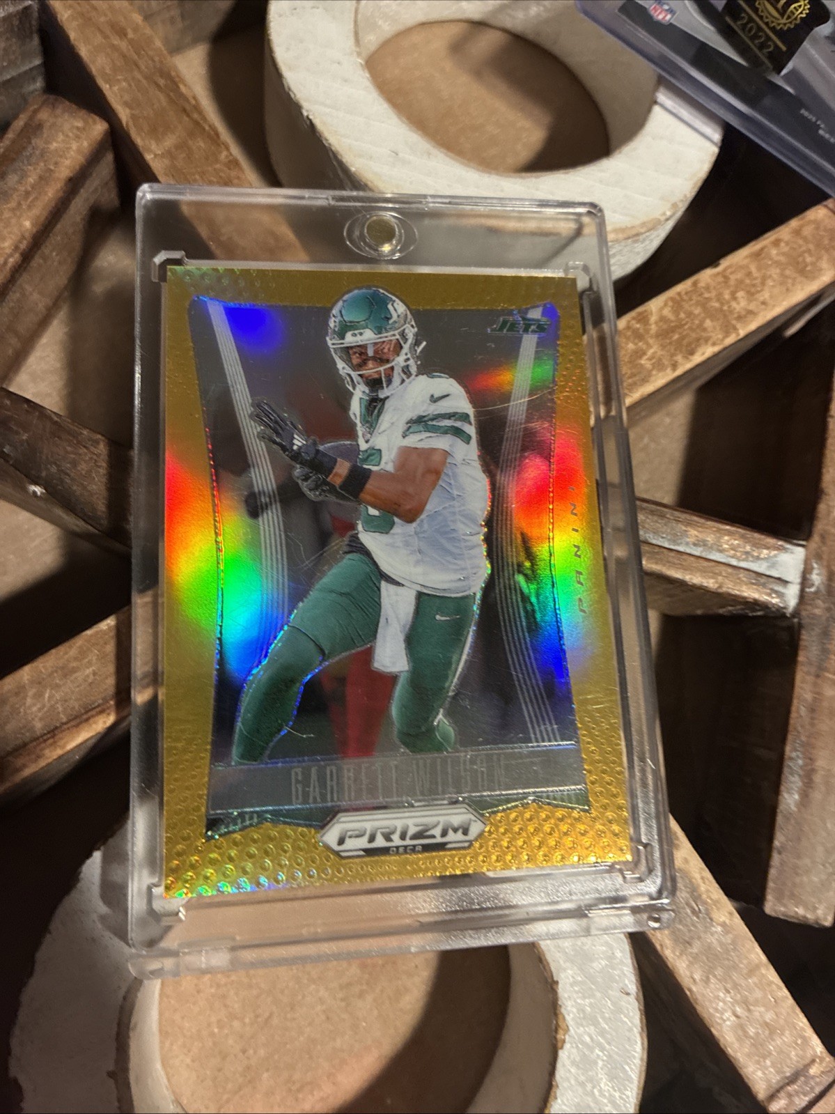 2024 Panini Prizm Deca Gold Prizm /10 Garrett Wilson