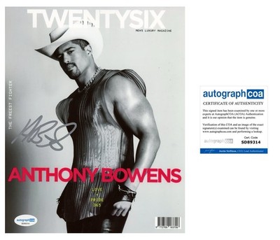 SIGNED THE ACCLAIMED ANTHONY BOWENS AEW AUTOGRAPHED 8X10 PHOTO - ACOA COA