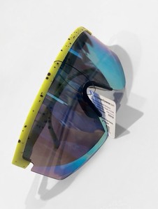 Image Eyewear ESW59 Cycling Sunglasses Yellow Frame Blue Mirrored UV400 Shield