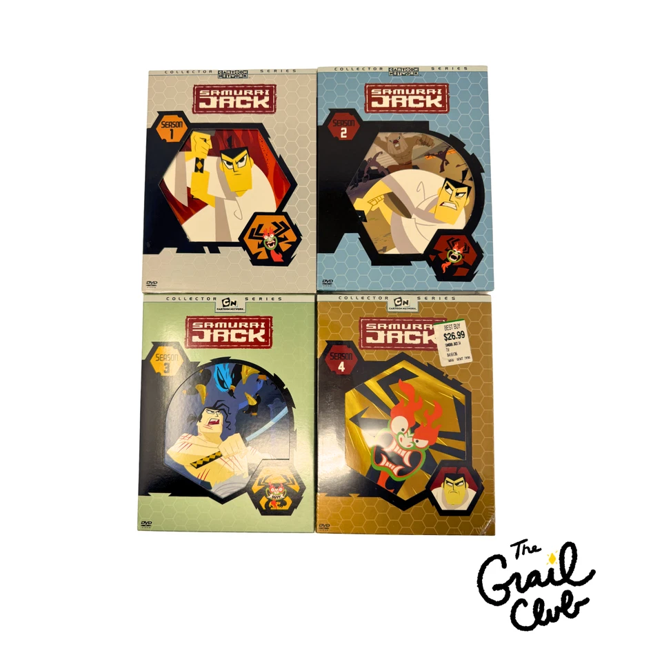 Samurai Jack: The Complete Seasons 1-4 (DVD, 2008, 2-Disc Sets) - Free Shipping - Image 3 of 3