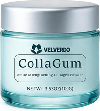 Velverdo Collagen Tooth Powder, Collagen Tooth - Hydroxyapatite Toothpaste Powde