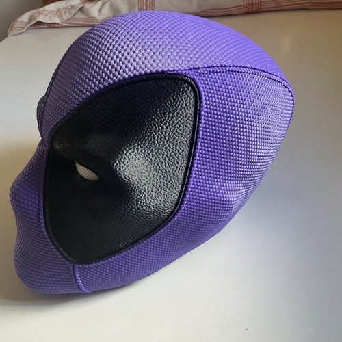 Deadpool Mask Purple 3D Printed Hardshell Helmet Magnetic - Picture 2 of 7