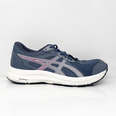 Asics Womens Gel Contend 8 1012B320 Blue Running Shoes Sneakers Size 8.5