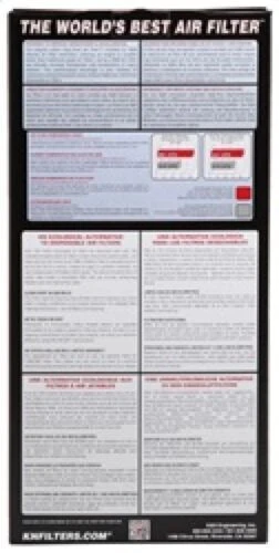 K&N 33-2216 替换空气过滤器适用于 2001 - 2005 年丰田 RAV4 — 第 3/4 张图片