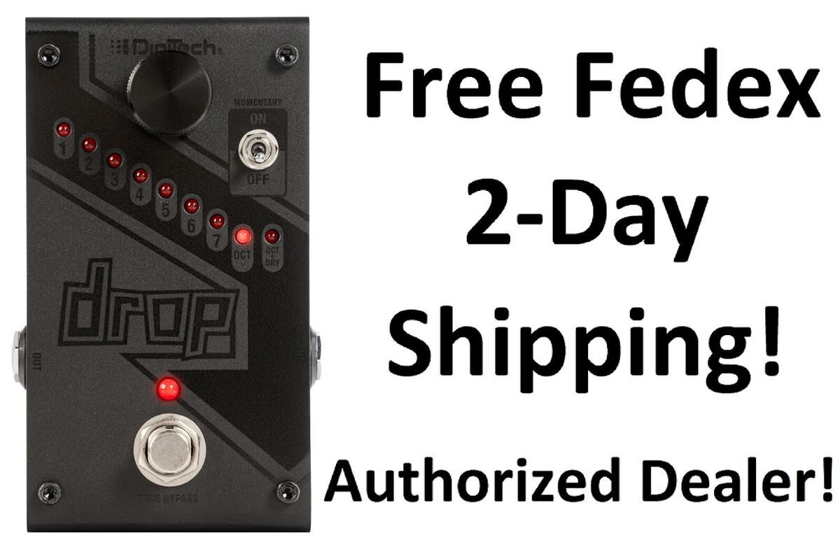 New DigiTech Drop Dedicated Polyphonic Drop Tune Pedal New DigiTech Drop Dedicated Polyphonic Drop Tune Pedal