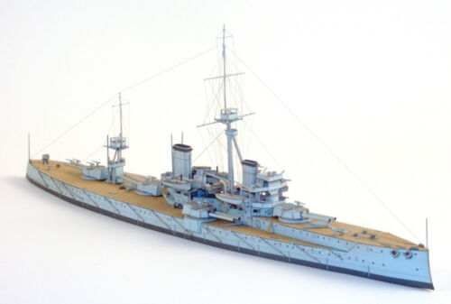 HMS Dreadnought (stato 1907) & Monitor Humber # modello scheda # scala 1/400 # JSC8 - Foto 5 di 7