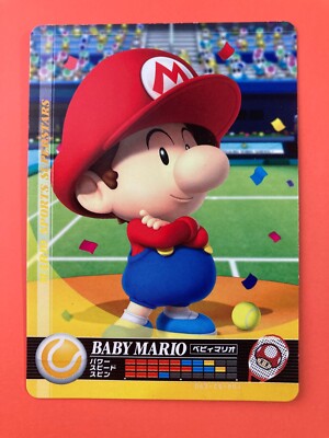 Mario Sports Superstar amiibo BABY MARIO Super Mario Card bandai