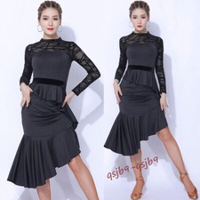 Latin Tango Ballroom Practice Dress Rumba Samba Cha Cha Paso Doble Dancewear