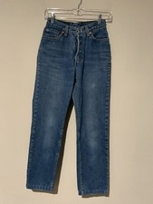 Vtg 80's Levi's 501 Denim Women's Jeans USA Made 17501 Size 24x26.5- Read