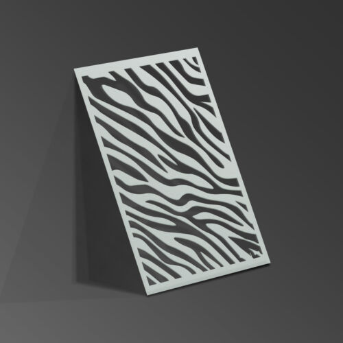 Zebra Stencil Animal Print Mylar Sheet Painting Wall Art Kids Craft 190 Micron - Picture 1 of 2