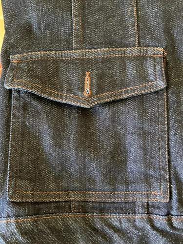 Eileen Fisher Organic Cotton Jean Denim Jacket w/ 2 Pockets Size S - Picture 3 of 6