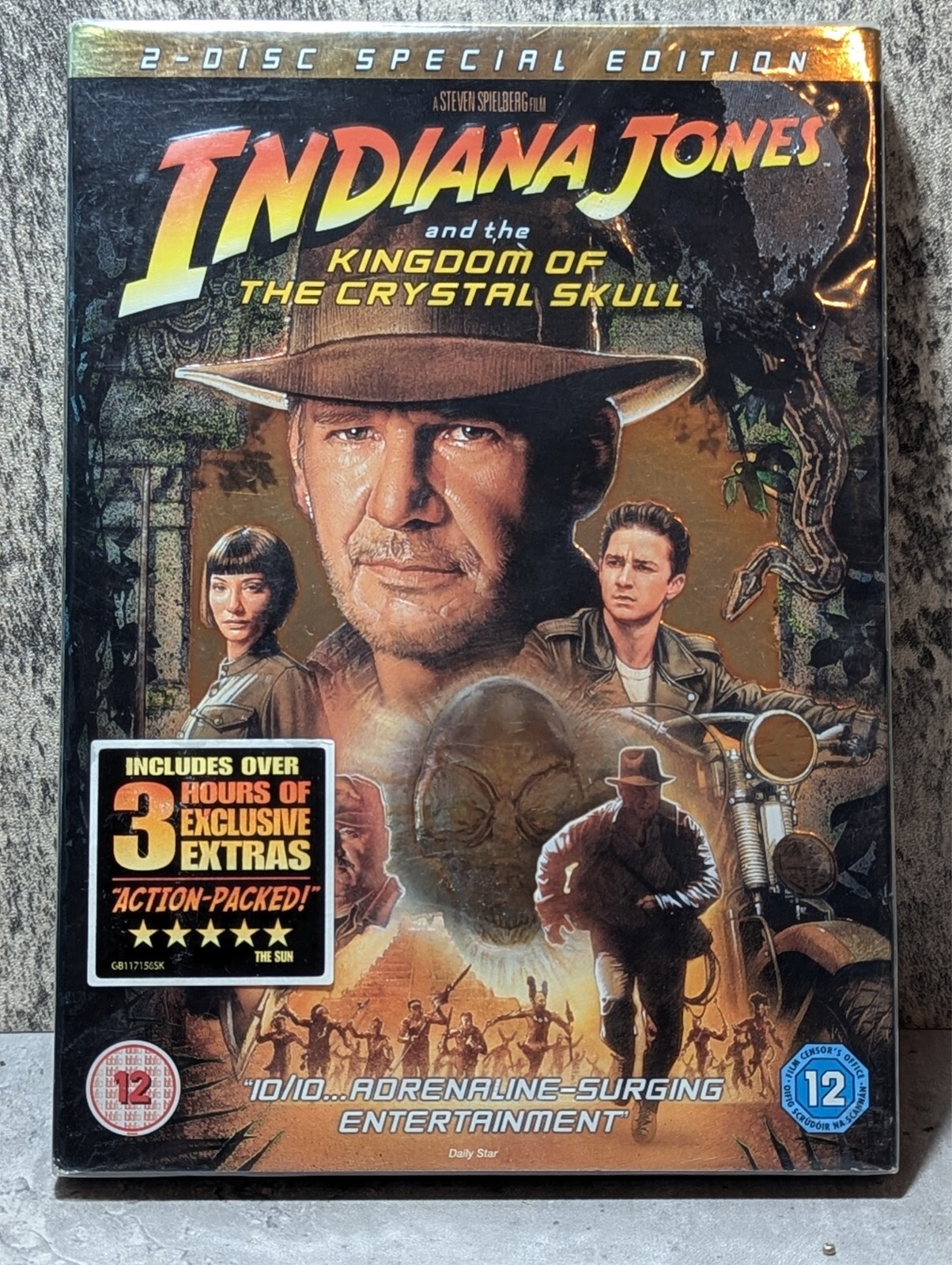 Indiana Jones and the Kingdom of the Crystal Skull DVD NEW
