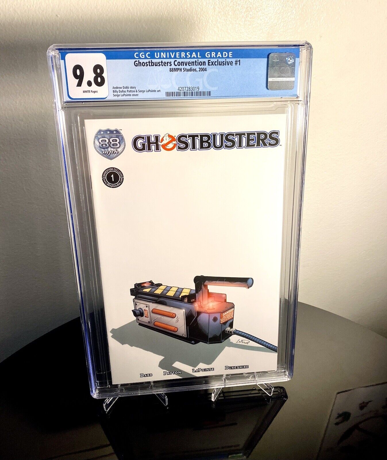 Ghostbusters #1 CGC 9.8 88MPH 2004 SDCC Exclusive POP 7 Limited Printing Of 1000