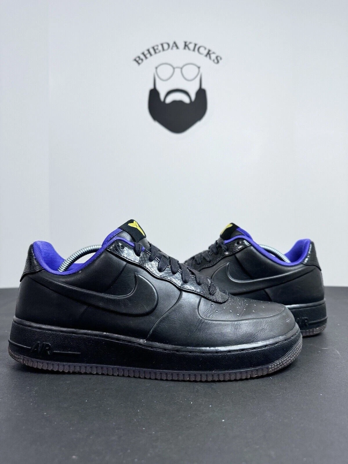 Nike Air Force 1 Low Supreme SUP VT Kobe 453433 001 Mamba Mentality 2011 Taille 10