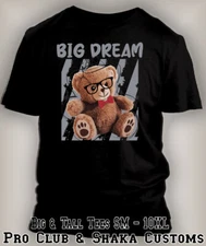 Big Dream Teddy King Tee Shirt to Match Retro Air J2 Python Pro Club Shaka RTP T