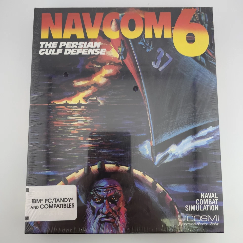 Navcom 6: The Persian Gulf Defense, 1988, Big Box, New & Sealed - Image 2 of 4