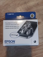 Epson Genuine Ink Cartridge EXPIRED T059120 Photo Black Ink Cartridge 10/12