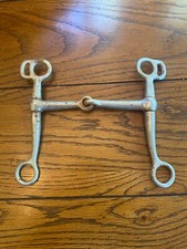 Antique Vintage Western/English Horse Bridle Bit - sides swivel - about 7 x 7