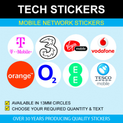 Telecom Sticker Phone Network Stickers | eBay UK