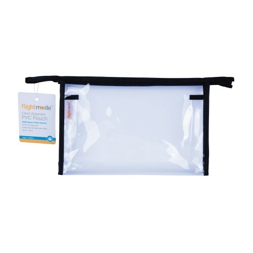 2 Pack Waterproof PVC Clear Zippered Carry Pouch Toiletry Stationery Storage Bag - Picture 5 of 6